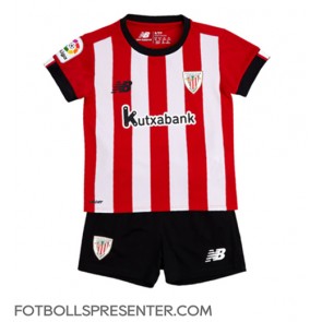 Athletic Bilbao Hemmatröja Barn 2022-23 Kortärmad (+ korta byxor)
